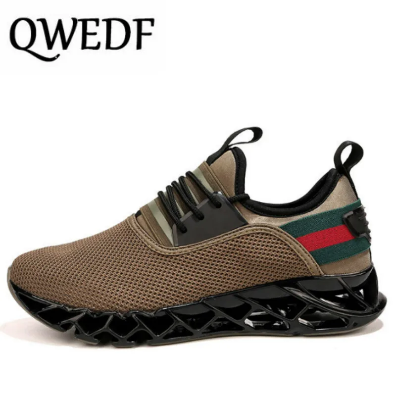 New mesh face Men's Running Shoes Spring Blade Sneakers Cushioning Outdoor Male Sport Shoes For Men Athletic Shoes ZY-17