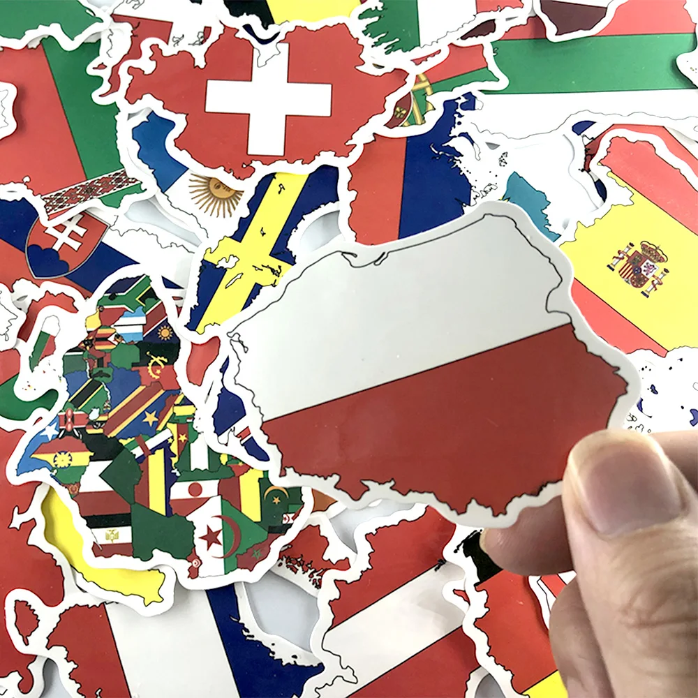 Национальный флаг Стикеры s Страна карта наклейка для скрапбукинга набор туристические наклейки для художественного оформления ногтей, ручная работа 50 шт./компл