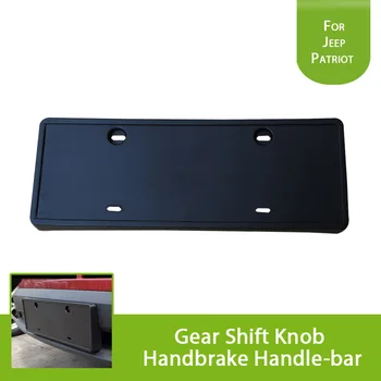 

1 pieces Black ABS Front End License Number Plate Tag Bracket Holder for Jeep Patriot 2011-2015