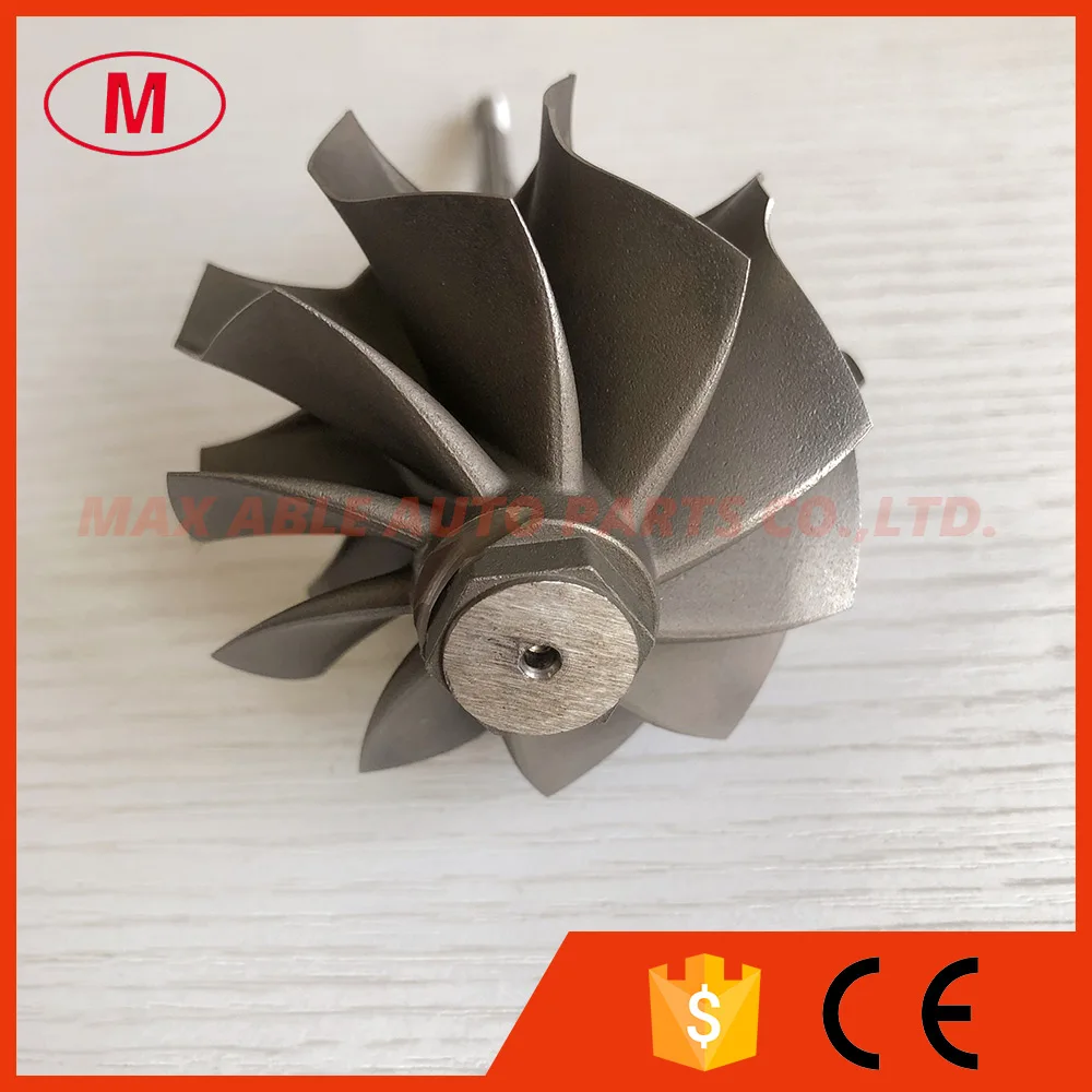 GT3582R 62.35X68mm 10 blades ball bearing turbo turbine wheel shaft / turbine shaft&wheel
