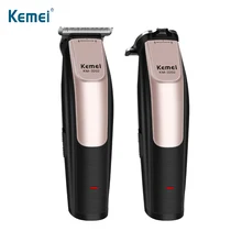 KEMEI профессиональный триммер для волос перезаряжаемый электрический триммер для бороды машинка для стрижки волос для мужчин Беспроводная электрическая машинка для стрижки волос