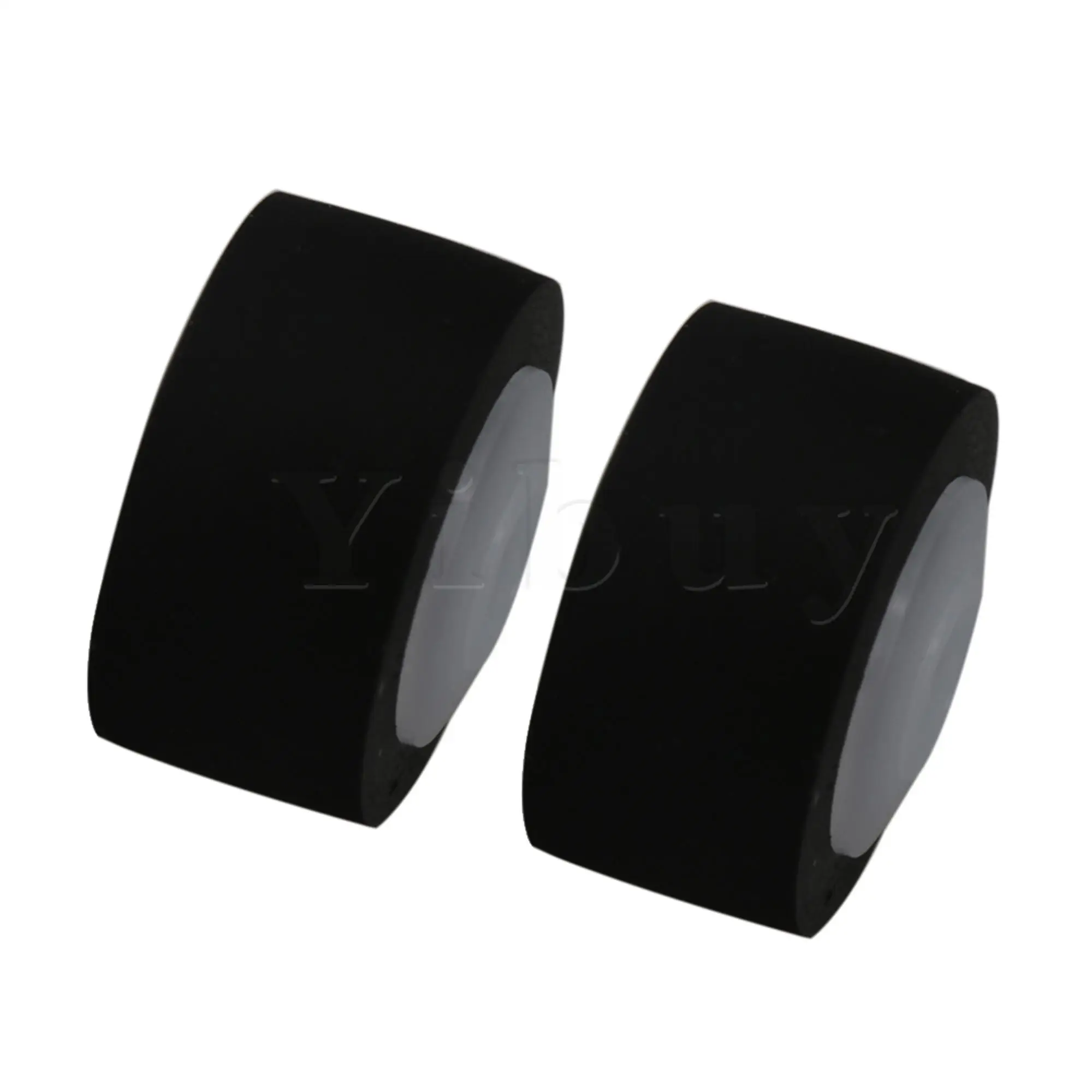 20pcs 13x6x2mm Black Rubber Bearing Roller Guide Pulley Bearing Wheel Pinch Roller with Axle