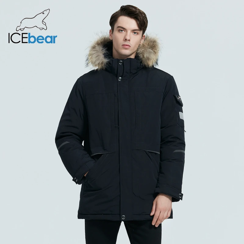 ICEbear 2021 men's winter jacket thick and warm men's cotton coat ...