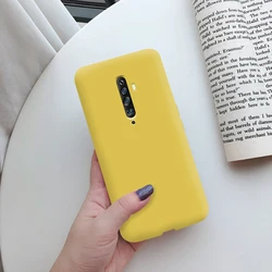 Premium Shockproof Silicone TPU Phone Case - Soft, Protective Back Cover for Reno 2F (Yellow)
