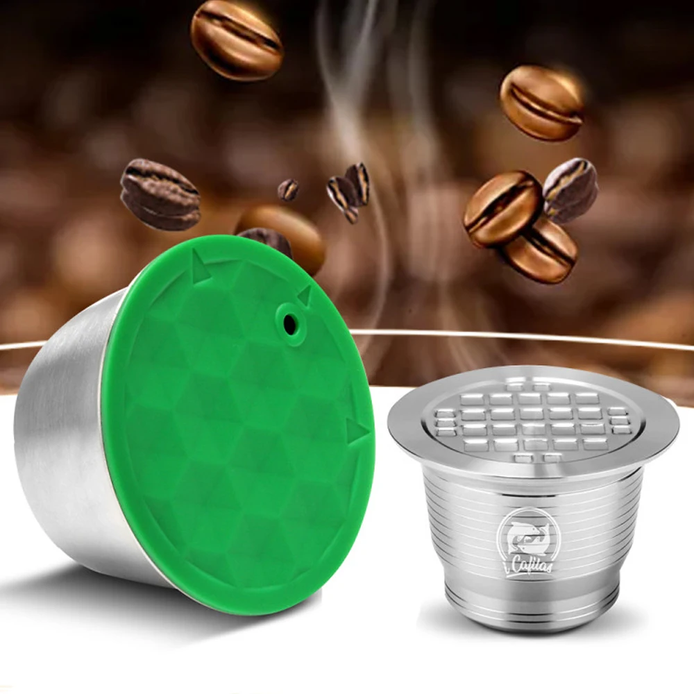 Нержавеющая сталь капсулы для кофемашины Nespresso многоразового квадратное