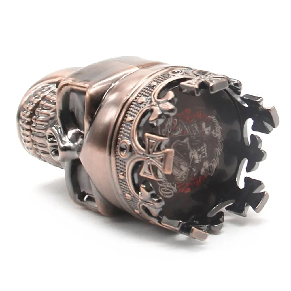 Small Size 3 Layers Men Skull Head Shape Grinder Portable Herb Tobacco Herb Spice Crusher Hookah Smoking Accessories herb grinder smoking accessories tobacco smoking accessories tobacco grinder