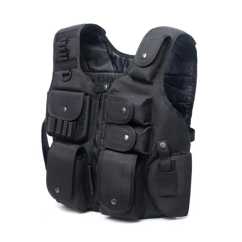 Горячая 800D Molle Жилет Мульти-карман съемный жилет для черного Открытый Кемпинг Туризм Охота Приключения аксессуары