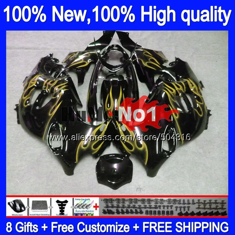 Корпус для SUZUKI Катана GSX750F GSXF750 2003 2004 05 06 07 13MC. 125 Желтый GSXF 750 600 GSXF600 03 04 2005 2006 2007 обтекатель