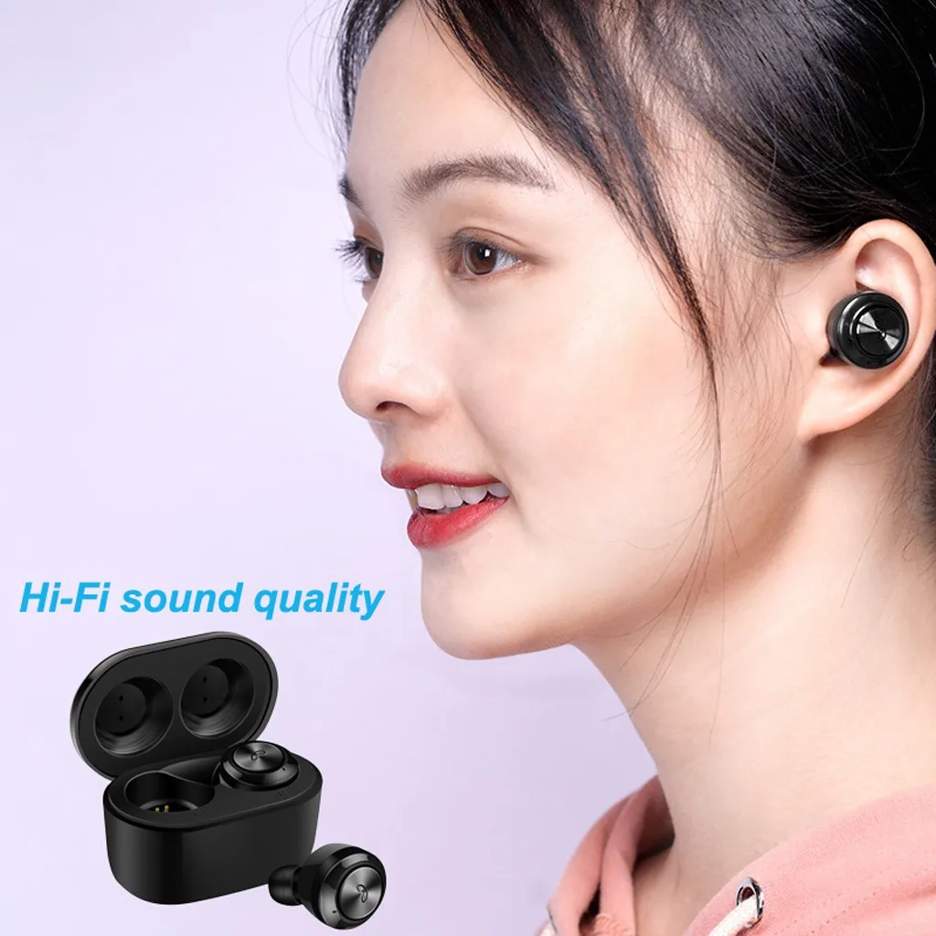 Bluetooth 5,0 гарнитура TWS беспроводные наушники мини-наушники стерео гарнитура Fever hi-fi звук для Iphone автоматически подключается