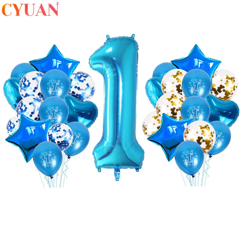 Детская подставка для воздушных шаров для мальчиков и девочек, 1 день рождения, вечерние украшения, 1 год, вечерние принадлежности