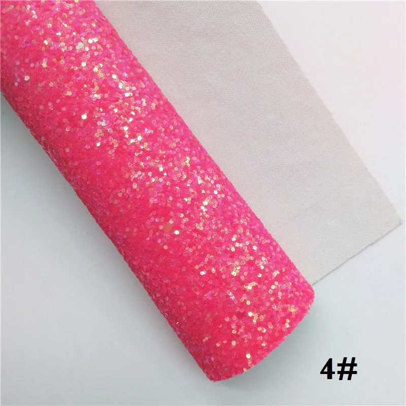 4 Блестящая блестящая ткань, 21X29 см, Размер A4, неоновая блестящая ткань, плотная блестящая кожа, искусственная кожа, виниловая ткань для бантов, GM574A - Цвет: 4