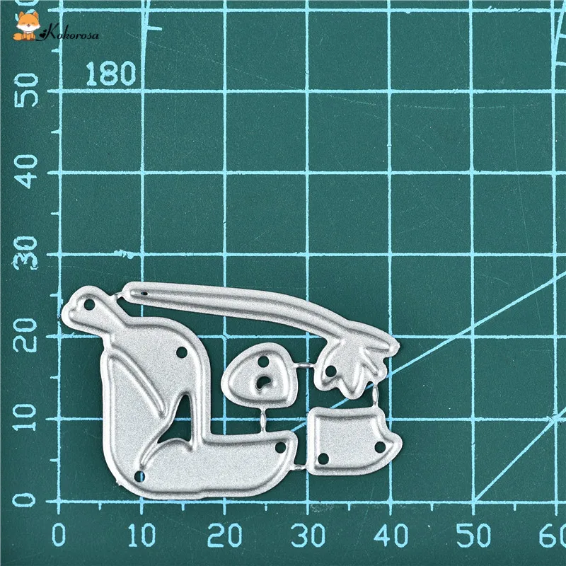 Kokorosa Вырубные штампы металлические штампы животное фон вырубка Скрапбукинг альбом открытка тиснение трафарет Декор Diecuts - Цвет: AL231
