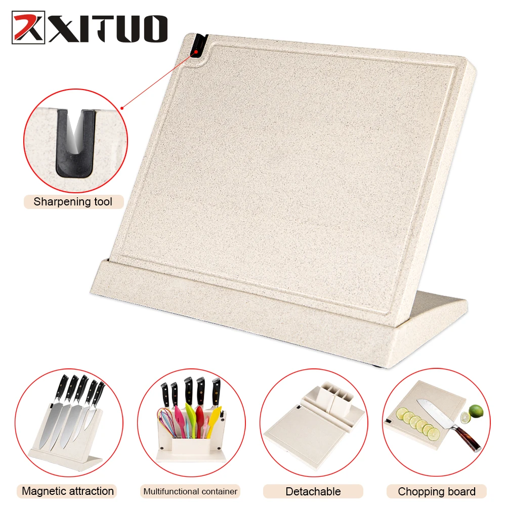 XITUO Multifunction Magnetic Knife Holder Powerful Magnet Universal Rack Home Kitchen Knives Set Practical Storage Tool | Дом и сад