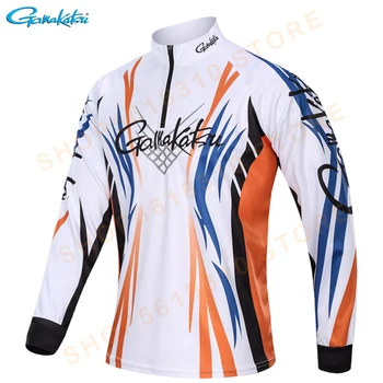

GAMAKATSU Clothing Fishing Long Sleeve Clothes Anti-UV Sunscreen Breathable Quick Drying Outdoor Sports Summer Fishing Shirts
