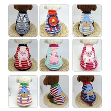 Cartoon Pet Clothes for Puppy Small Dogs Cotton Dog Shirt Spring&Autumn Dog Clothes Printed T-shirt Pet Accessories