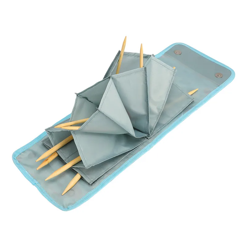 Empty Knitting Needles Case Travel Storage Organizer Storage Bag for Circular Knitting Needles and Other Accessories Storage Bag (8)