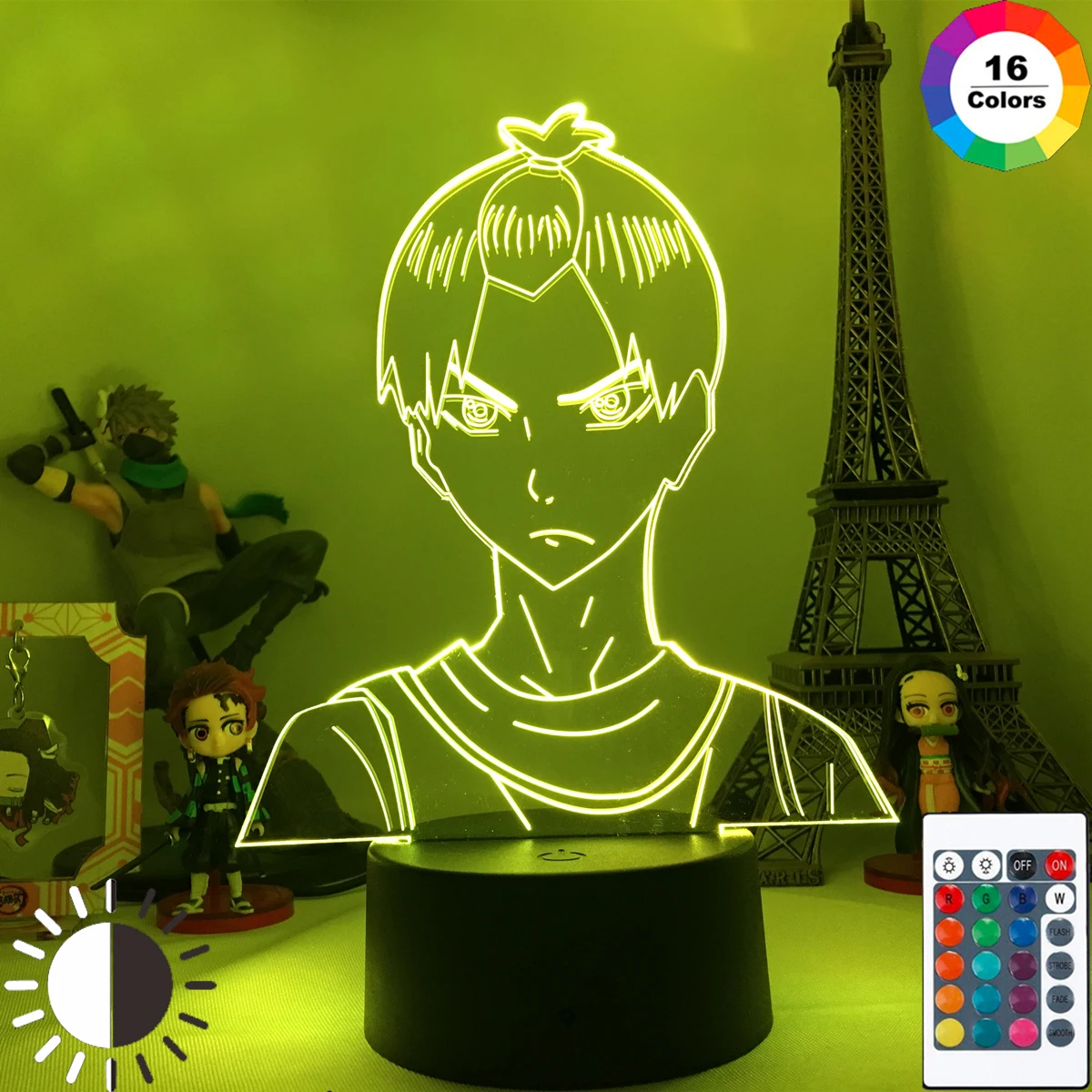 Светильник с Аниме Haikyuu светодиодный 3D ночник для спальни декоративная лампа