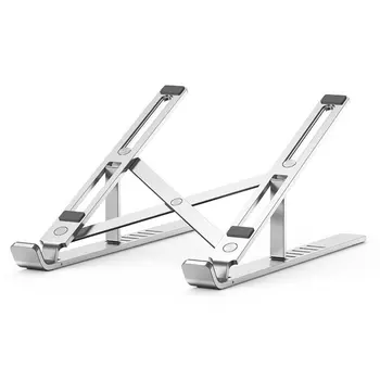 

Adjustable Folding Laptop Stand Non-slip Portable Laptop Holder Aluminum Alloy Desktop Notebook Heat Dissipation Bracket