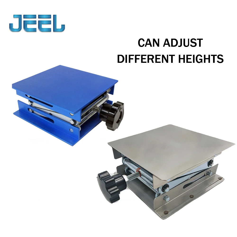 

CNC Laser Engraving Machine LY 100*100 Mini Aluminum Alloy Lifting Platform Focus Adjustable For Desktop Max Adjust Height 110mm