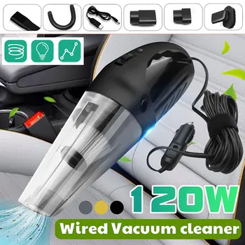 

3000pa Strong Power Car Vacuum Cleaner Handheld DC 12V 120W Wet And Day Dual Use Auto Portable Vacuums Cleaner For home Office