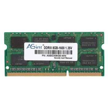 

ASint DDR3 8GB 1600MHz Laptop Memory 204Pin Low Power Consumption Notebook RAM
