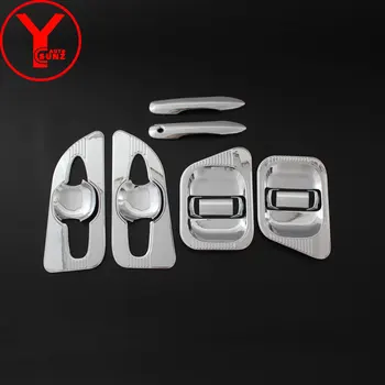 

YCSUNZ abs chrome side door handle protector for Toyota Hiace Commuter 2019 accessories exterior parts for Toyota Hiace van 2019