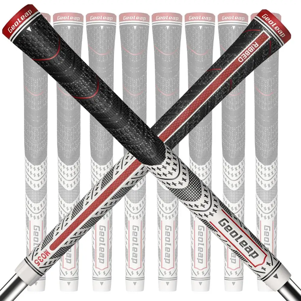 Geoleap Golf Grips 10 шт./лот Back Rib multicompound Hybrid Club Standard 7 цветов. Бесплатная доставка | Спорт и