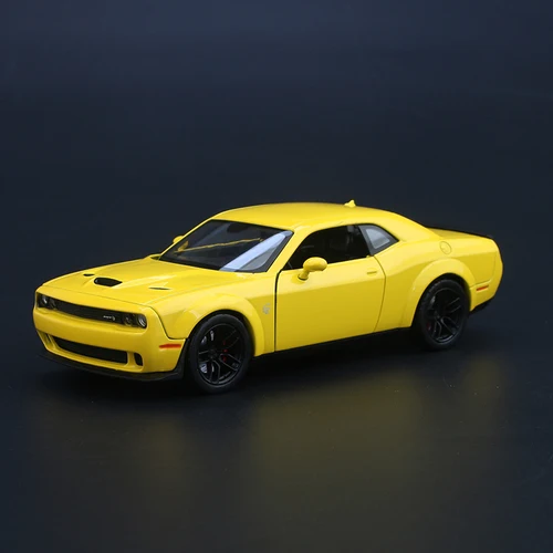 1:24 Dodge Challenger SRT мышцы спортивный автомобиль Doge моделирование, брелок для автомобильных ключей, модель коллекция игрушек - Цвет: 2018