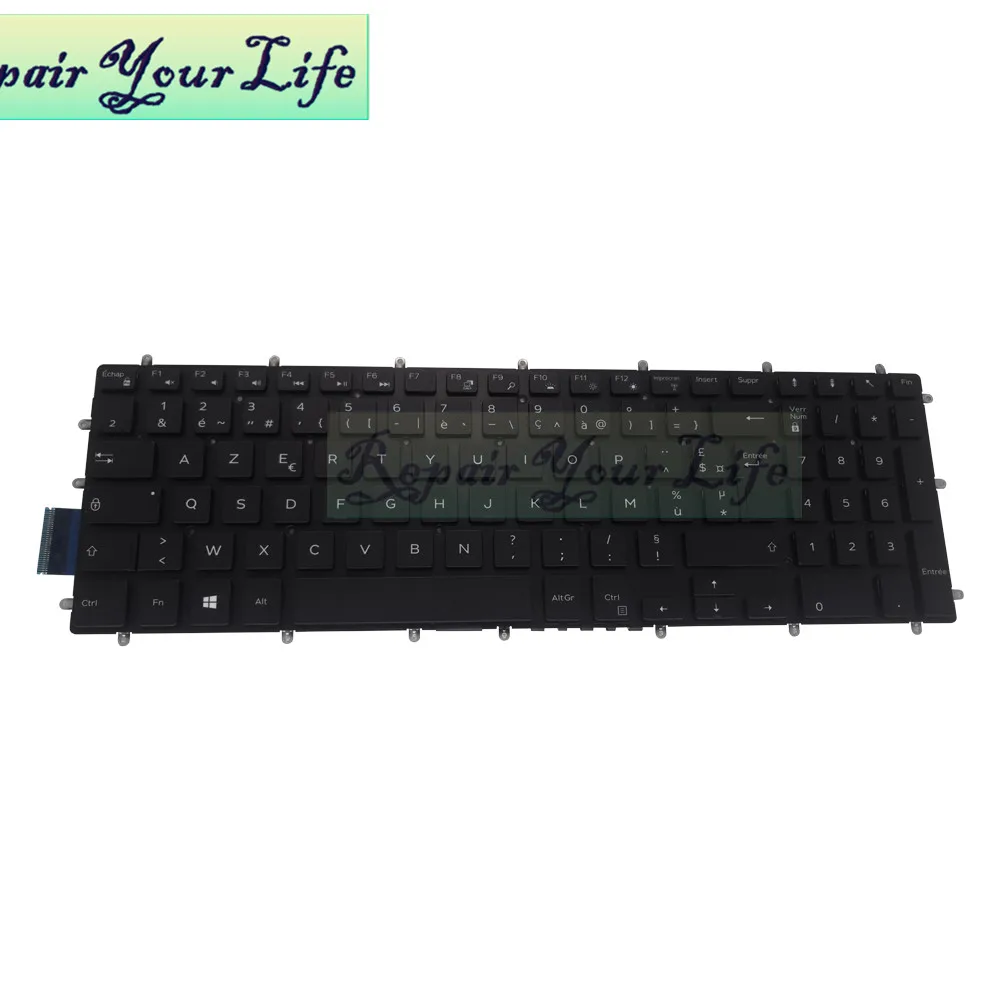 Francês Azerty Teclado Retroiluminado para Dell Inspiron 7567 7566 7587 7570 7580 5565 5570 5765 Laptop Teclados 0cmh7p Cmh7p Original - Imagem 2