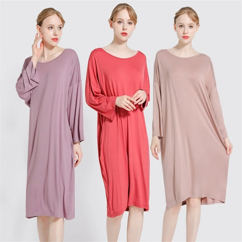 maternity dress pregnant clothes winter fancyclothing sexy Model long-sleeved nightdress for pregnant women in spring and autumn