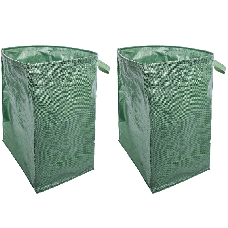 

Multi-Functional Reusable Heavy-Duty Garden Handbag Large-Capacity Garden Deciduous Bag Leaf Bag Gardening Bag 2 Packs