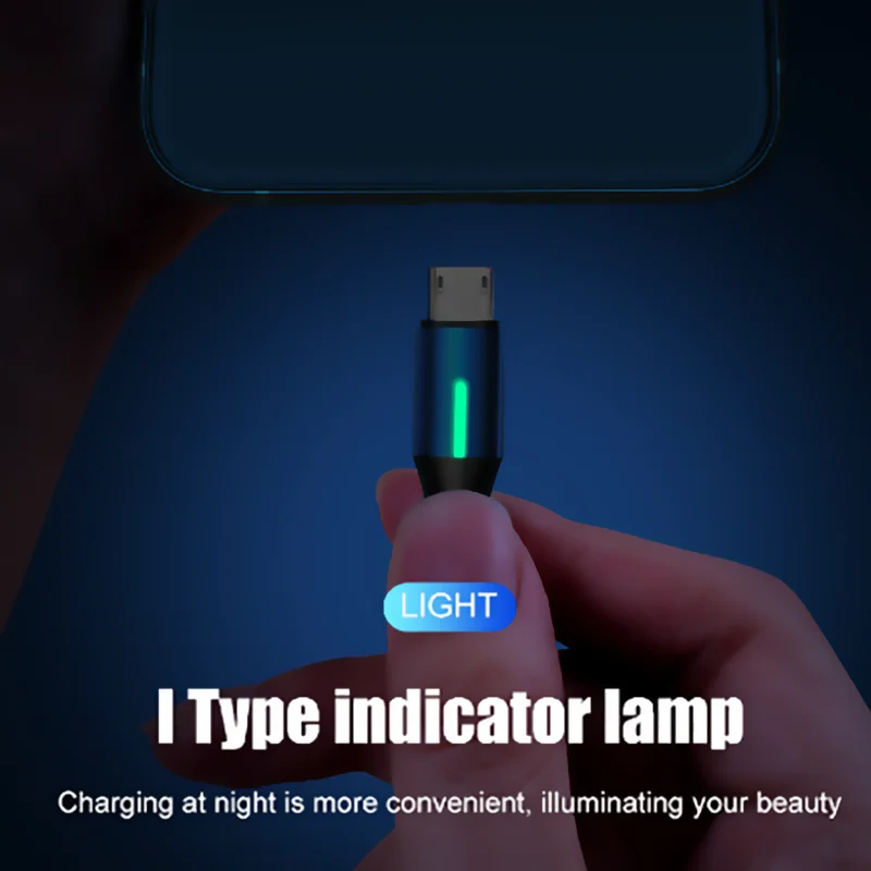 Светодиодный кабель Micro USB для быстрой зарядки samsung J5 A5 A7 Xiaomi LG, кабель USB Microusb для зарядки и передачи данных на базе Android