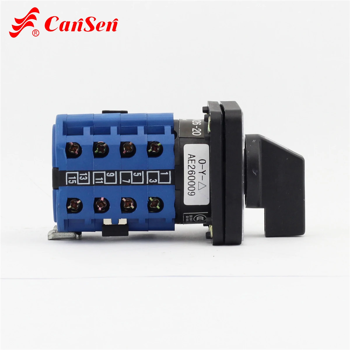 CANSEN LW26-20 Ith 20A поворотный кулачковый переключатель двигателя AC 440V Ui 690V 3 позиции Star-delta 0-Y-D 16 терминалов