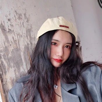 

Reverse beret female summer thin retro cap Japanese street hip-hop forward hat