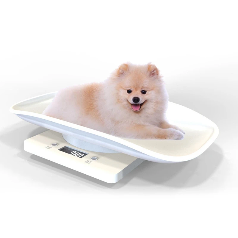 Xigeapg Plastic Electronic Digital Baby Pet Scale Hd LCD Display Measure Tool Infant Baby Pet Body Weighing Accurately 1G-10Kg 