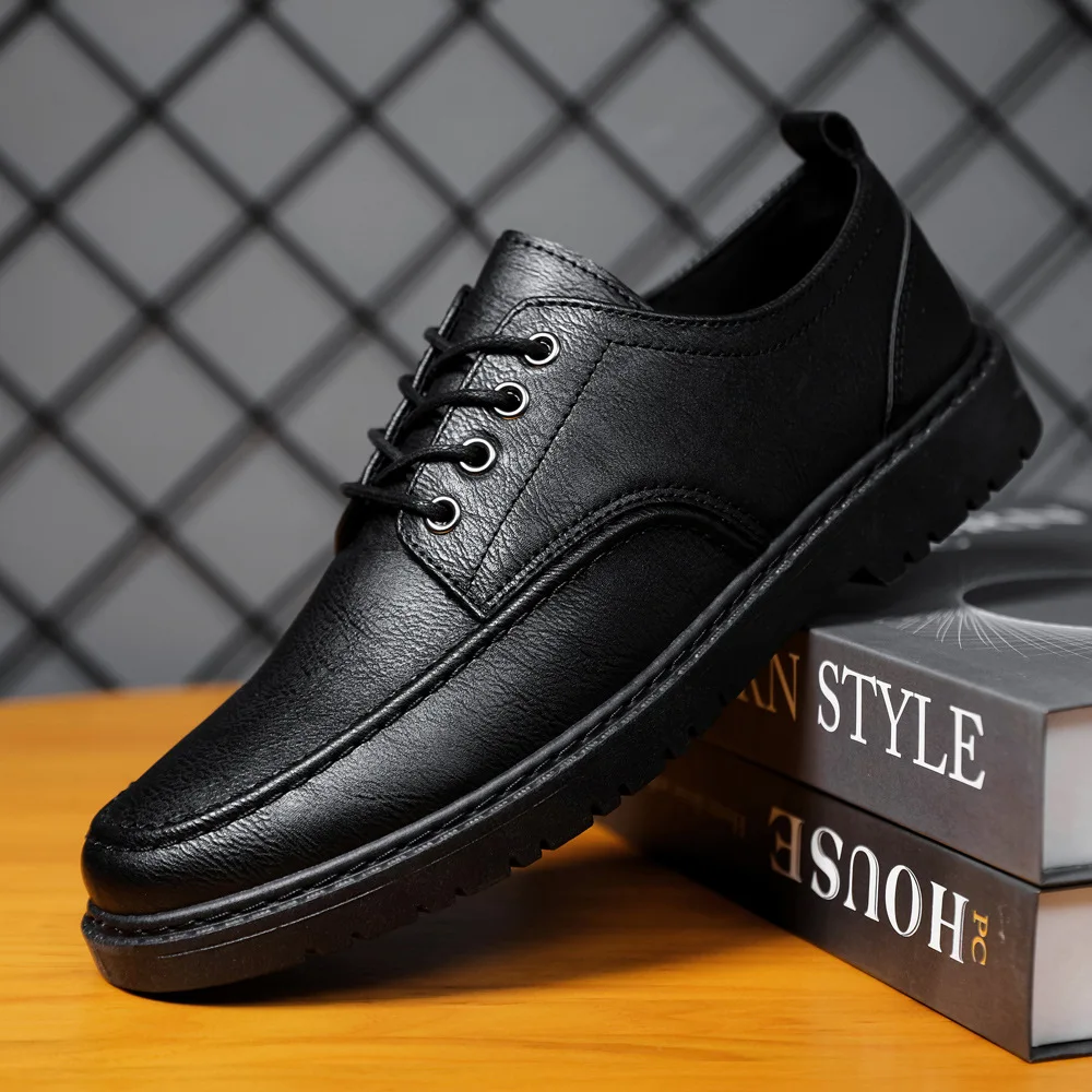 

Fashion Classic Business Men's Dress Shoes Fashion Elegant Formal Wedding Shoes Men Slip On Office Oxford Shoes For Men Black