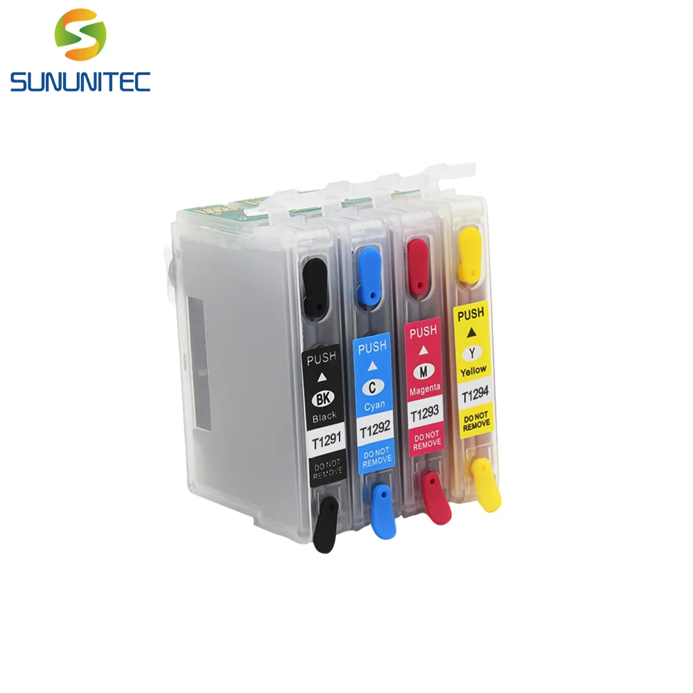 

T1291 T1292 T1293 T1294 Refillable Ink Cartridge for Epson BX305 BX320 BX525 BX625 BX630 BX925 SX235 SX420 SX425 SX525 SX620