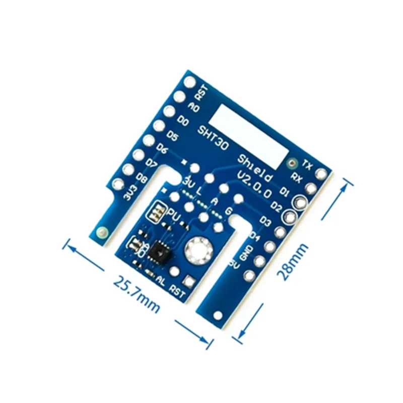 SHT30 экран V2.0.0 I2C цифровой модуль датчика температуры и влажности для D1 MINI |