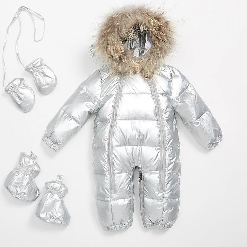 Зимний Детский пуховик; детские комбинезоны для малышей; теплая утепленная одежда