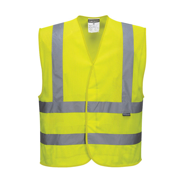 Reflective Vest, High Visibility Breathable Mesh Reflective Workwear, Night Safety Clothing
