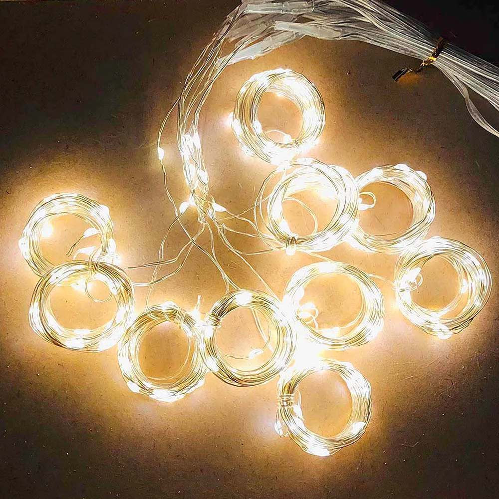 

300cm New LED Copper Wire String Lights Wedding Decor with Remote Controller