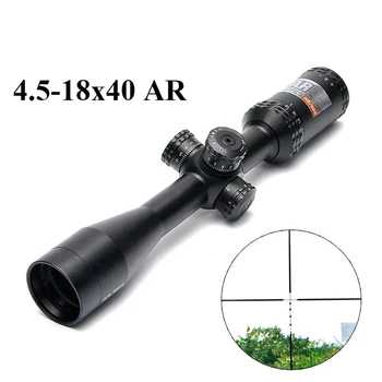 

4.5-18x40 AR/223 Tactical Rifle Scope Outdoor Reticle Optic Sight Cross Riflescope Long Distance Hunting Scopes