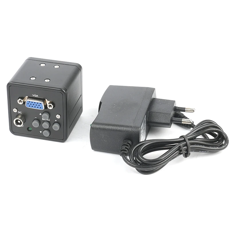  2.0MP 1080P HD VGA Digital Electronic Industrial Video Microscope Camera + 100X C-mount Lens + 48 L