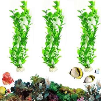

1 pcs Artificial Underwater Plants Aquarium Fish Tank Seaweed Decoration Green Purple Water Grass Viewing Decorations