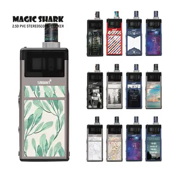 

Magic Shark English Words China Flower Colorful Simple Leaf PVC Case Sticker for Pasito Film Cover for Smoant Pasito
