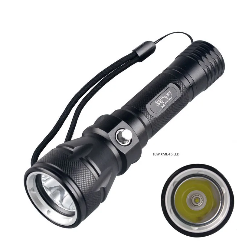 

Click Magnetically Controlled Switch L2 T6 Ultra-strength Diving IP68 Ultra Long Lighting Distance Glare LED Diving Flashlight