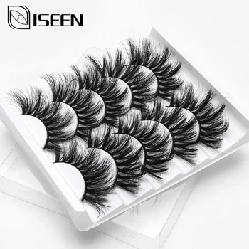 

5 pairs of 20-25mm 3D artificial mink hair false eyelashes natural eyelashes extend beautiful makeup false eyelashes