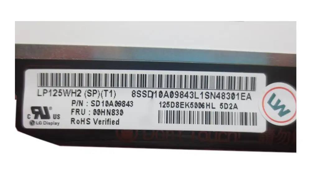 LP125WH2-SPT1 для lenovo thinkpad X240 ips ноутбук ЖК-дисплей матовый Панель HD 1366*768 eDP 30 контактов тонкий матрица Экран FRU 00HN839 00HN830