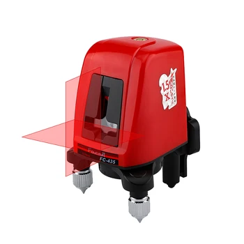 

2 Lines Laser Level Vertical&Horizontal Lasers Wavelength 635nm Laser Level 360 Degree Adjustment Self-leveling Precision 2mm/5m