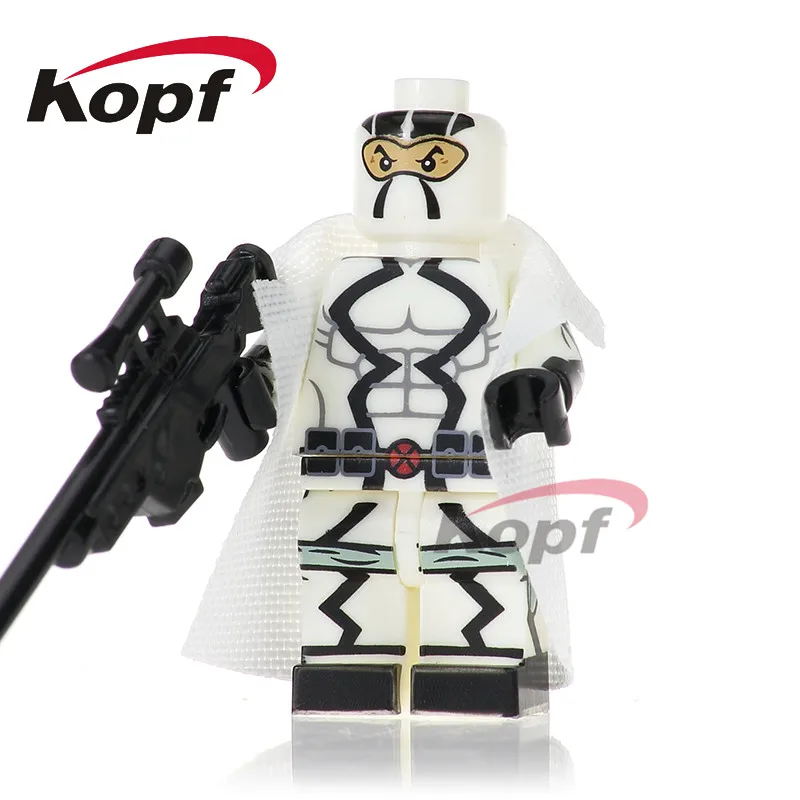 

Single Sale Storm Shadow Dark Red Armed Deadpool Punisher Super Heroes Bricks Building Blocks Collection Toys for children PG246